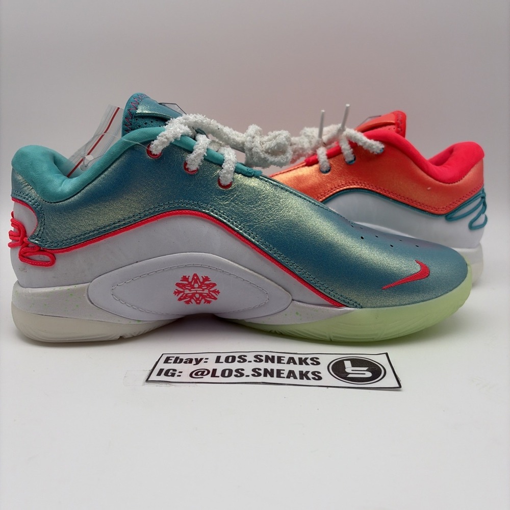 Size 9 - Nike Men's LeBron 22 Christmas Pack - Limelight (HV5148-600) - Picture 2 of 8